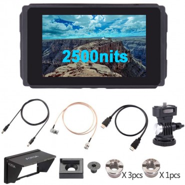 Fotga E50 5 Zoll Ultra Helle 2500nit DSLR Touchscreen Bereich Kamera Monitor 3D LUT,3G SDI, wavaform, Vector,4K HDMI-kompatibel