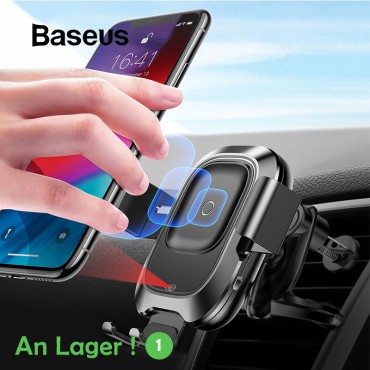 Baseus Auto Telefon Halter für iPhone Samsung Intelligente Infrarot Qi Auto Drahtlose Ladegerät Air Vent Halterung Handy Halter Stehen