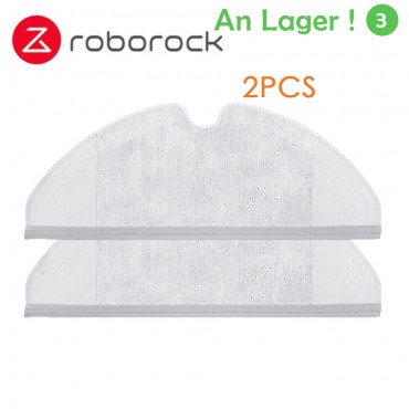 2 Stücke Original Roborock S50 S51 Teile Mopp Tücher für Xiaomi Staubsauger Generation 2 Trocken Nass Wischen Reinigung