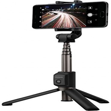 Huawei AF15 Bluetooth Selfie Stick Stativ 2 in 1 Design Tragbare Drahtlose Steuerung Anti-slip 360 Grad Rotation Einstellbar stehen