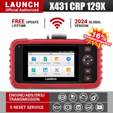 Launch X431 CRP129X OBD2 Scanner Motor ABS SRS AT Diagnosewerkzeugöl SAS EPB TPMS Reset Creader 129X OBDII Codeleser CRP129