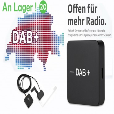 DAB + Digitale Radio-Tuner für Android 7.1, 8.0,9.0 und Android 10.0 Auto Stereo Auto Radio Player