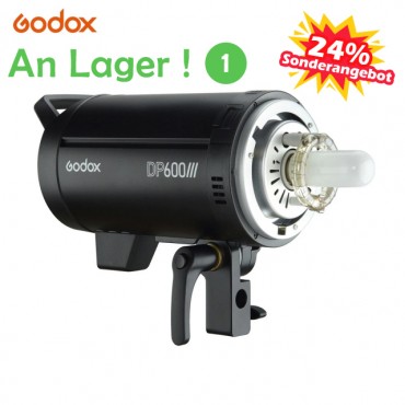 Godox DP600III Professional Studio Blitzlicht Modellierlicht 600Ws 2.4G Wireless X-System Blitzlicht mit Bowens Mount 5600K Farbtemperatur-Fotoblitzen für Hochzeitsporträts Modewerbung