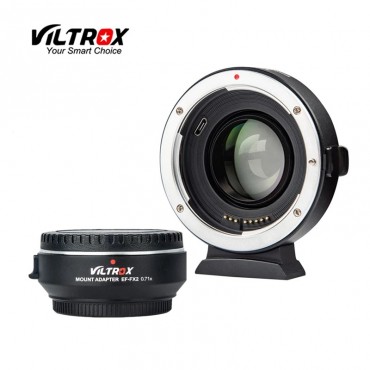 Viltrox EF-FX2 Auto Fokus 0.71X Reducer Speed Booster AF Objektiv Adapter Halterung für Canon EF Objektiv Fuji X- montieren Spiegellose Kamera
