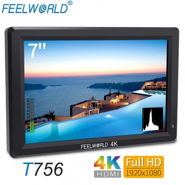 Feelworld 7 Zoll IPS 1920x1200 4K Monitor HDMI Video Kamera Feld Monitor für DSLR Canon Nikon Sony ZHIYUN T756