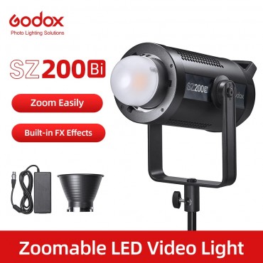Godox SZ200Bi SZ200 Bi 200W 2800-6500K Bi Bi-Farbe LED Video Licht für Live Fotografie