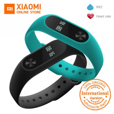 NEU Xiaomi Mi Band 2 Smartband OLED display touchpad heart rate monitor Bluetooth 4.0 fitness tracker