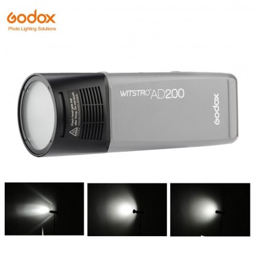  Godox H200R Ring Flash Head Separation Verlängerungskopf Tragbar mit Spiral Flash für Godox AD200 Flash