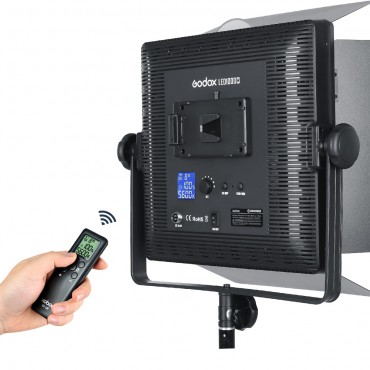 Godox LED1000W 1000 LED 5600 K Weiß Video Licht Beleuchtung Helligkeit + Wireless Fernbedienung + Power Adapter Für Kamera DV video