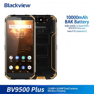 Blackview BV9500 Plus Helio P70 Octa Core Smartphone 10000mAh IP68 Wasserdichte 5,7 zoll FHD 4GB + 64GB android 9.0 handy