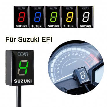 Motorrad 1-6 Level LED Geschwindigkeitsanzeige Anzeige ECU Stecker für Suzuki Intruder 800 V-Strom GSX r1000r R600 750 SV 650 KATANA