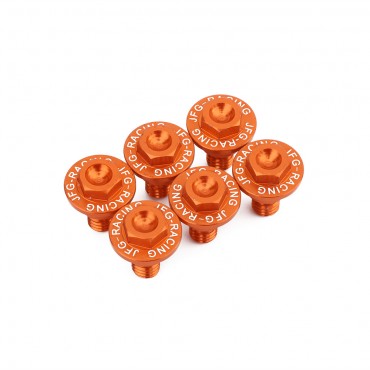 2020 CNC Aluminium 6 PCS Kotflügel Upside Down Dämpfungsgabelschutzschraube Für KTM SX SXF EXC EXCF XC XCF XCW XCFW 50-530 FREERIDE