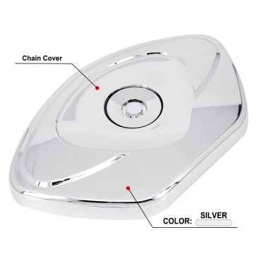 Motorrad Chrom Steuerkettenabdeckung Case Guard Protector Für HONDA GOLDWING 1800 GL1800 2001 - 2017 F6B 2013 - 2016 Valkyrie 2014 - 2016