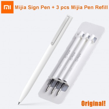 Original Xiaomi Mijia Zeichen Pen 9.5mm Signing Pen PREMEC Glatte Schweiz Refill Mikuni Japan Ink Mijia Pen Schwarz Refill hinzufügen