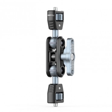 UURig R061 Magic Arm Mit Dual 1/4'' Schraube Stativ Montieren Monitor Stand Füllen Licht Mikrofon Halterung Kugelkopf Gimbal Zubehör