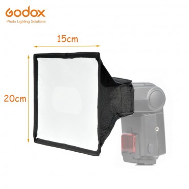 Godox SB1520 Universal 15x20 cm Licht-Diffusor Faltbare Softbox für Kamera Flash