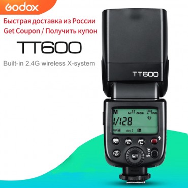 Godox TT600 2,4G Wireless GN60 Master/Slave Kamera Flash Speedlite für Canon Nikon Sony Pentax Olympus Fuji Lumix