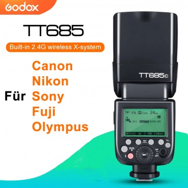 Godox TT685 TT685C TT685N TT685S TT685F TT685O TTL HSS Kamera Flash Speedlite für Canon Nikon Sony Fuji Olympus Kamera
