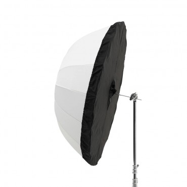 Godox UB-165D 165cm Weiß Parabolischen Reflektierende Transparent Weiche Umbrella Studio Licht Regenschirm mit Schwarz Silber Diffusor Abdeckung