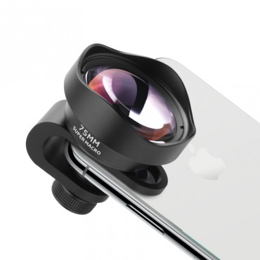 Ulanzi 75MM 10X Super Makro Objektiv Telefon Kamera Objektiv 17MM Gewinde HD Telefon Objektiv für iPhone Piexl Huawei ein Plus Xiaomi