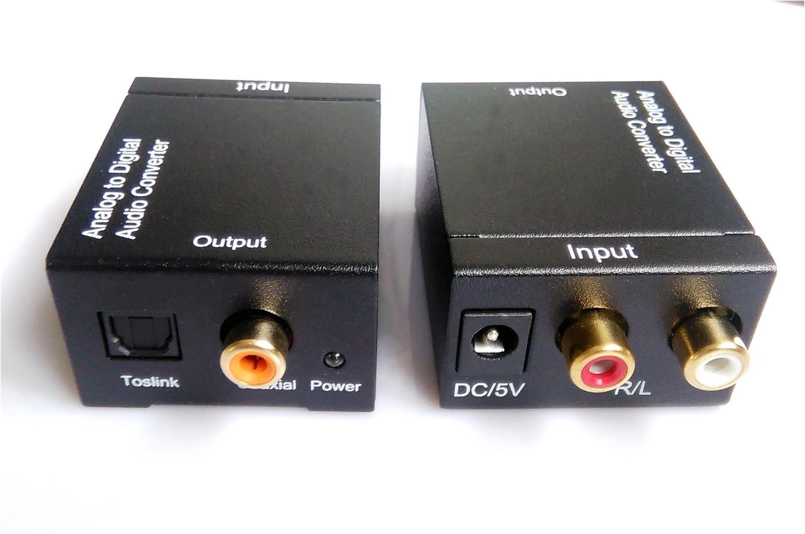 analog rca to digital optical converter